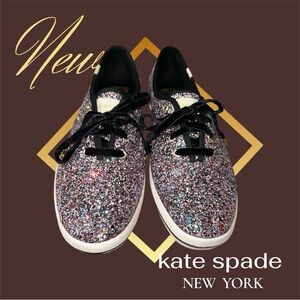 Kate Spade ♠️ NEW YORK Multicolor Glitter Sneakers WOMENS 9M